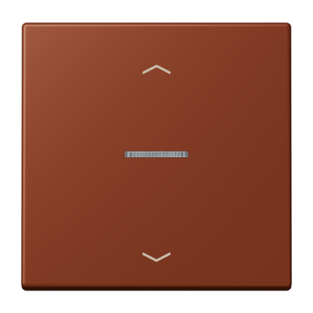 Jung FMLC1700P247 eNet Taster Standard 1fach mit Pfeilsymbolen Duroplast lackiert Serie LS terre sienne brûlée 59