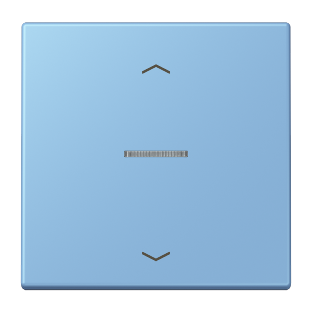 Jung FMLC1700P256 eNet Taster Standard 1fach mit Pfeilsymbolen Duroplast lackiert Serie LS bleu céruléen 59