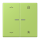 Jung FMLC1701P221 eNet Taster Universal 1fach mit Pfeilsymbolen Duroplast lackiert Serie LS vert clair
