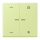 Jung FMLC1701P222 eNet Taster Universal 1fach mit Pfeilsymbolen Duroplast lackiert Serie LS vert jaune clair