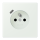 Jung LC1520F-18C210 Steckdose französisch/belgisches System 16 A 250 V ~ mit USB-Ladegerät 1 x Typ C SAFETY+ Serie LS outremer gris