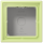 Jung LC581A222 Aufputz-Kappe 1fach Duroplast lackiert Serie LS vert jaune clair