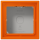 Jung LC581A224 Aufputz-Kappe 1fach Duroplast lackiert Serie LS orange