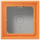 Jung LC581A225 Aufputz-Kappe 1fach Duroplast lackiert Serie LS orange clair