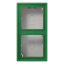 Jung LC582A219 Aufputz-Kappe 2fach Duroplast lackiert...