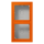 Jung LC582A224 Aufputz-Kappe 2fach Duroplast lackiert Serie LS orange