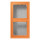 Jung LC582A225 Aufputz-Kappe 2fach Duroplast lackiert Serie LS orange clair