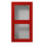 Jung LC582A227 Aufputz-Kappe 2fach Duroplast lackiert Serie LS rouge vermillon 31