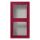 Jung LC582A229 Aufputz-Kappe 2fach Duroplast lackiert Serie LS rouge carmin
