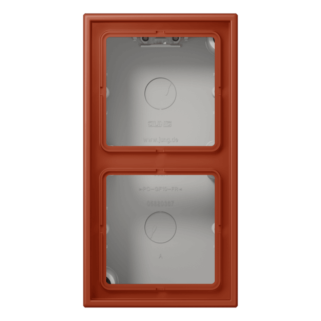 Jung LC582A232 Aufputz-Kappe 2fach Duroplast lackiert Serie LS locre rouge