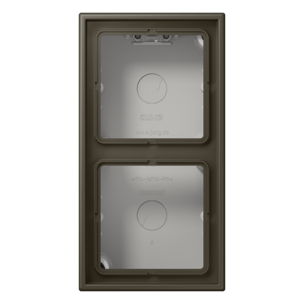 Jung LC582A241 Aufputz-Kappe 2fach Duroplast lackiert Serie LS ombre naturelle 31