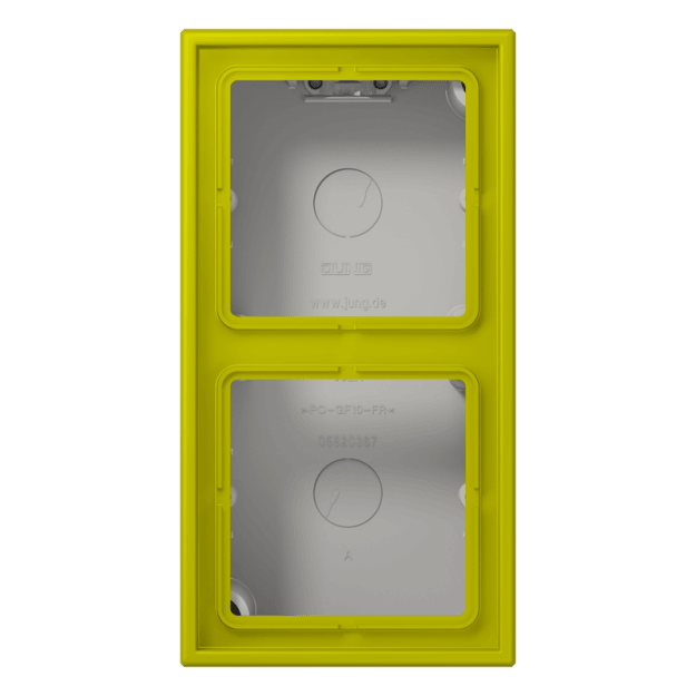 Jung LC582A249 Aufputz-Kappe 2fach Duroplast lackiert Serie LS vert olive vif