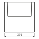 Jung LC590CARD260 Hotelcard-Schalter  Hotelcard Serie LS orange vif