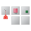 Jung NRSAL0834-2-L Notrufset mit USV Serie LS Aluminium