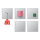 Jung NRSAL0834-2-L Notrufset mit USV Serie LS Aluminium