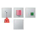 Jung NRSAL0834-L Notrufset Serie LS Aluminium