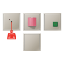Jung NRSES0834-L Notrufset Serie LS Edelstahl