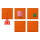 Jung NRSLC0834-2260 Notrufset mit USV Serie LS orange vif