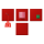 Jung NRSLC0834227 Notrufset Serie LS rouge vermillon 31