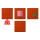 Jung NRSLC0834244 Notrufset Serie LS rouge vermillon 59
