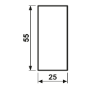 Jung SIA6ADCWWM Design-Cover Audio 3fach F50 Serie AS/A...