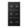 Jung SIA6LSDCSWM Design-Cover Audio 3fach F50 Serie LS graphitschwarz matt