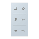 Jung SIV6LCDC209 Design-Cover Video 3fach F50 Serie LS...