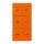 Jung SIV6LCDC224 Design-Cover Video 3fach F50 Serie LS orange