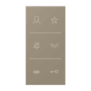Jung SIV6LCDC242 Design-Cover Video 3fach F50 Serie LS...