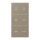 Jung SIV6LCDC242 Design-Cover Video 3fach F50 Serie LS ombre naturelle moyenne