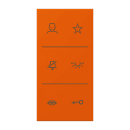 Jung SIV6LCDC260 Design-Cover Video 3fach F50 Serie LS...