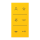 Jung SIV6LCDC263 Design-Cover Video 3fach F50 Serie LS le jaune vif