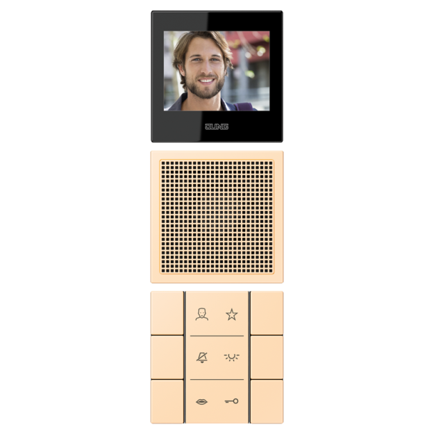 Jung SIVILC627223 Video-Innenstation LC32060 Ocre Serie LS