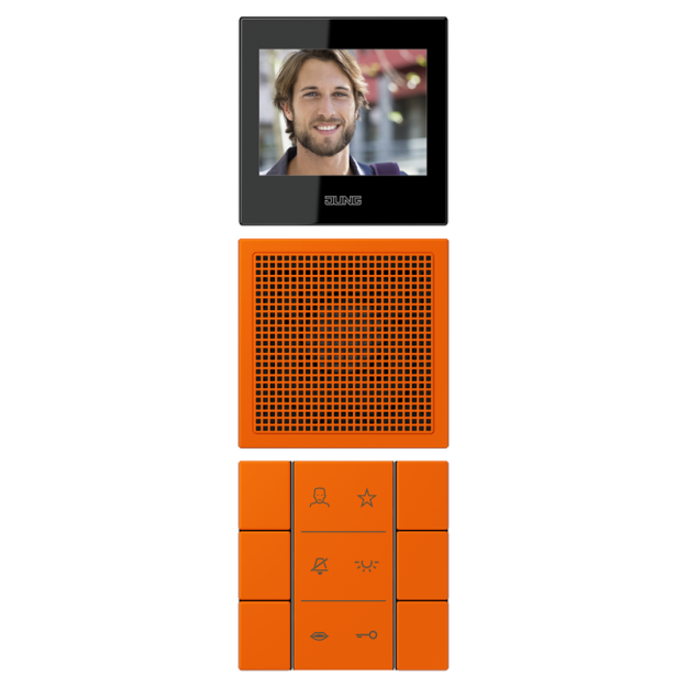 Jung SIVILC627224 Video-Innenstation LC32080 Orange Serie LS
