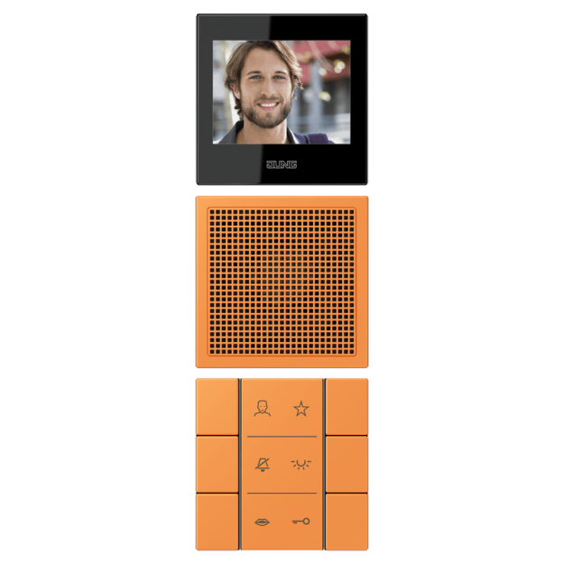 Jung SIVILC627225 Video-Innenstation LC32081 Orange Clair Serie LS