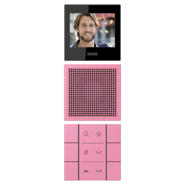 Jung SIVILC627246 Video-Innenstation LC4320C Rose Vif Serie LS