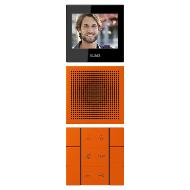 Jung SIVILC627260 Video-Innenstation LC4320S Orange Vif Serie LS