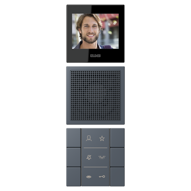 Jung SIVILC627262 Video-Innenstation LC4320U Gris Foncé 59 Serie LS