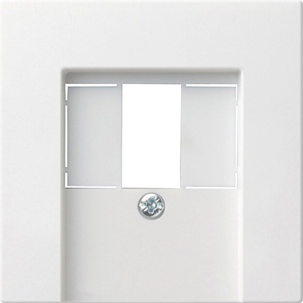 Gira 037627 Abdeckung USB-Spannungsversorgung PD System 55 Reinweiß matt