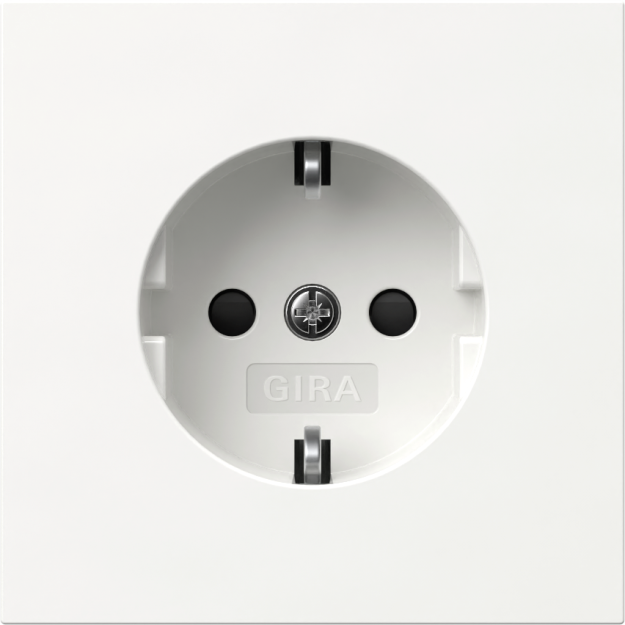 Gira 492170 Abdeckung SCHUKO-Steckdose SP Flächenschalter Reinweiß