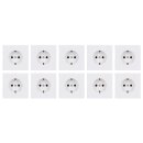 10x Jung LS1520WW SCHUKO Steckdose Alpinweiß Serie LS