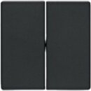 Berker MAN0200523 Wippe 2fach Q.1/Q.3 tiefschwarz matt...