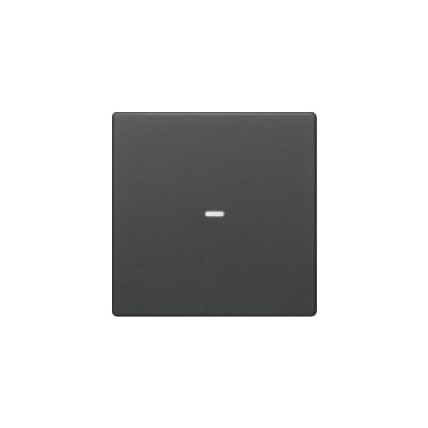 Berker MAN0202123 Abdeckung für Tastsensor-Modul 1fach mit Linse Q.x tiefschwarz matt