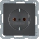 Berker MAN0204223 Steckdose SCHUKO Q.1/Q.3 tiefschwarz...