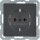 Berker MAN0204223 Steckdose SCHUKO Q.1/Q.3 tiefschwarz matt lackiert