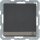 Berker MAN0204823 Steckdose SCHUKO mit Klappdeckel BSF u. erh.BS Q .1/Q.3 tiefschwarz matt