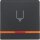 Berker MAN0207023 Hotelcard-Schaltaufsatz mit Aufdruck und oranger Linse Q.1/Q.3 tiefschwarz matt