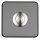 Grothe 64181 Klingeltaster eckig Piccolo Piazza sw V2