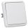 Jung Serie CD Komplett-Set Alpinweiß: CD590WW Wippe f. Schalter/Taster + 506U Wippschalter Universal Aus-Wechsel + CD582WW Rahmen 1fach
