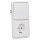 Jung Serie CD Komplett-Set Alpinweiß: CD590WW Wippe f. Schalter/Taster + 506U Wippschalter Universal Aus-Wechsel + CD1520WW SCHUKO Steckdose + CD581WW Rahmen 1fach